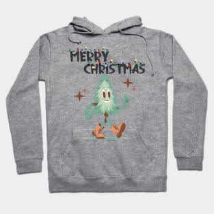 Festive Frolic: Walking Christmas Tree Hoodie